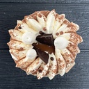 CARAMEL beurre salé - CHOCOLAT lait  Vacherin 2/3p