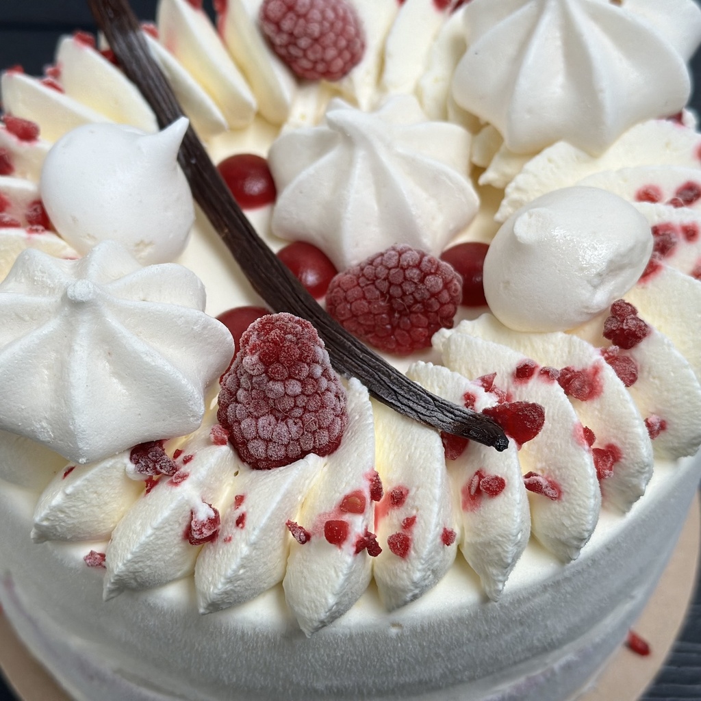 VANILLE de Madagascar - FRAMBOISE Vacherin 6/8p