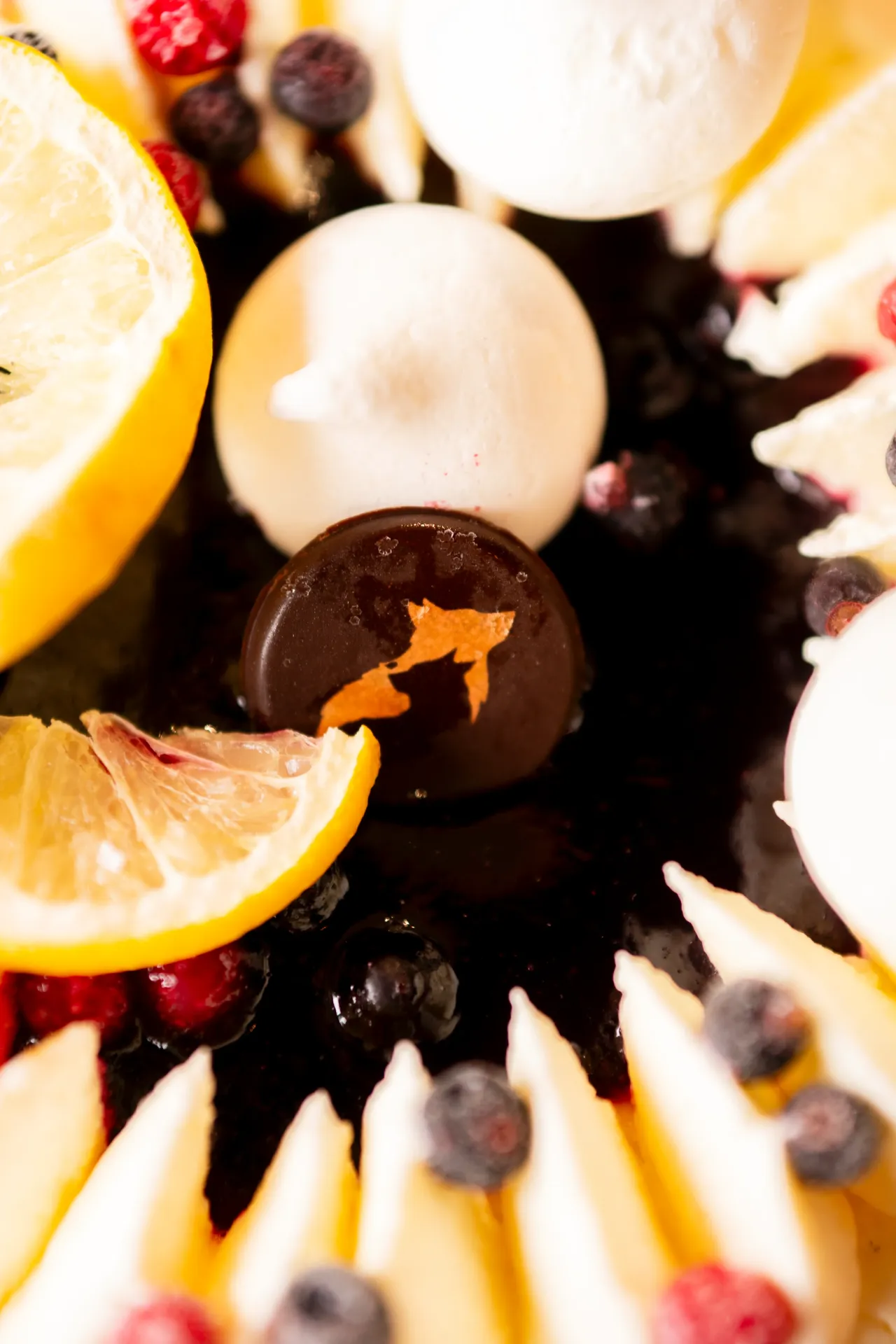 2/3p CITRON - CASSIS vacherin