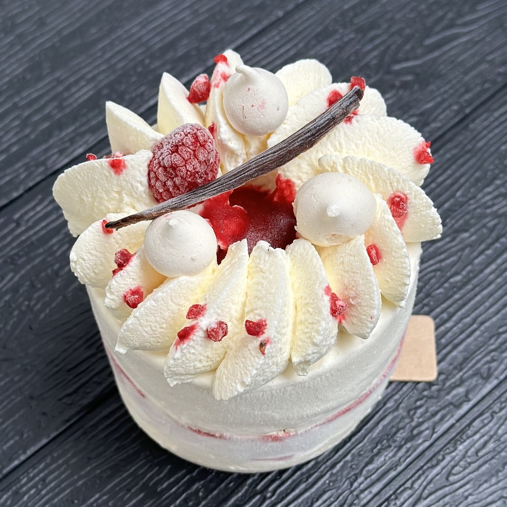 VANILLE de Madagascar - FRAMBOISE vacherin 2/3p