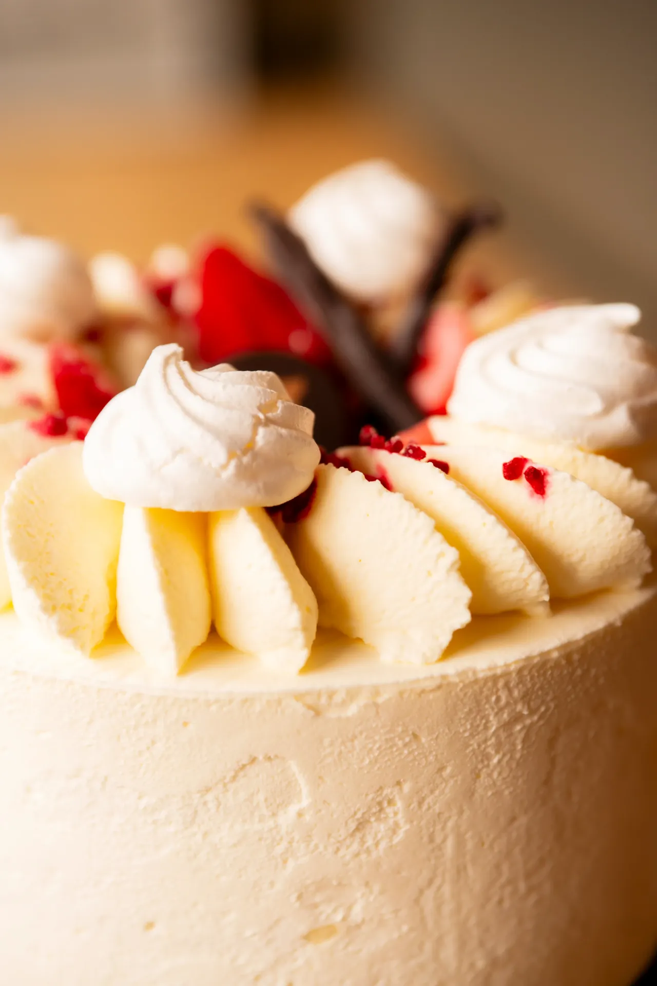 2/3p VANILLE - FRAISE vacherin