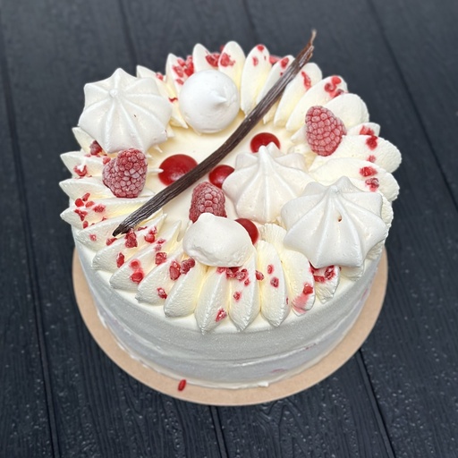 VANILLE de Madagascar - FRAMBOISE vacherin 6/8p