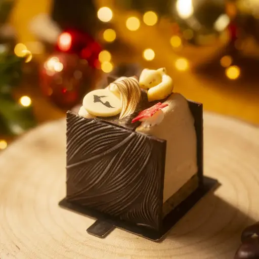 BÛCHE CARAMEL SARRASIN petite