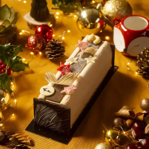 BÛCHE CARAMEL SARRASIN grande