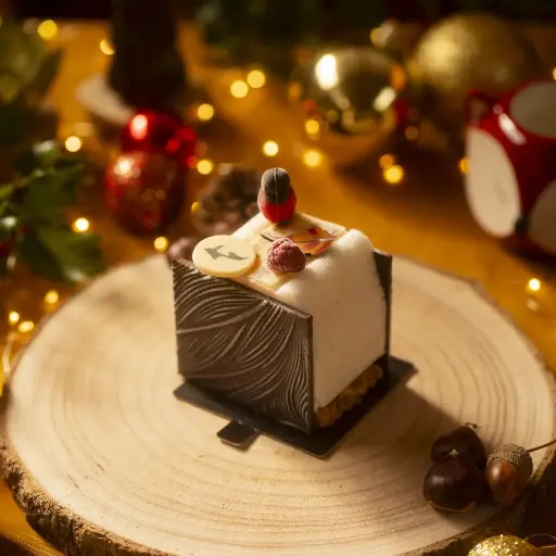 BÛCHE FRAMBOISE YUZU petite