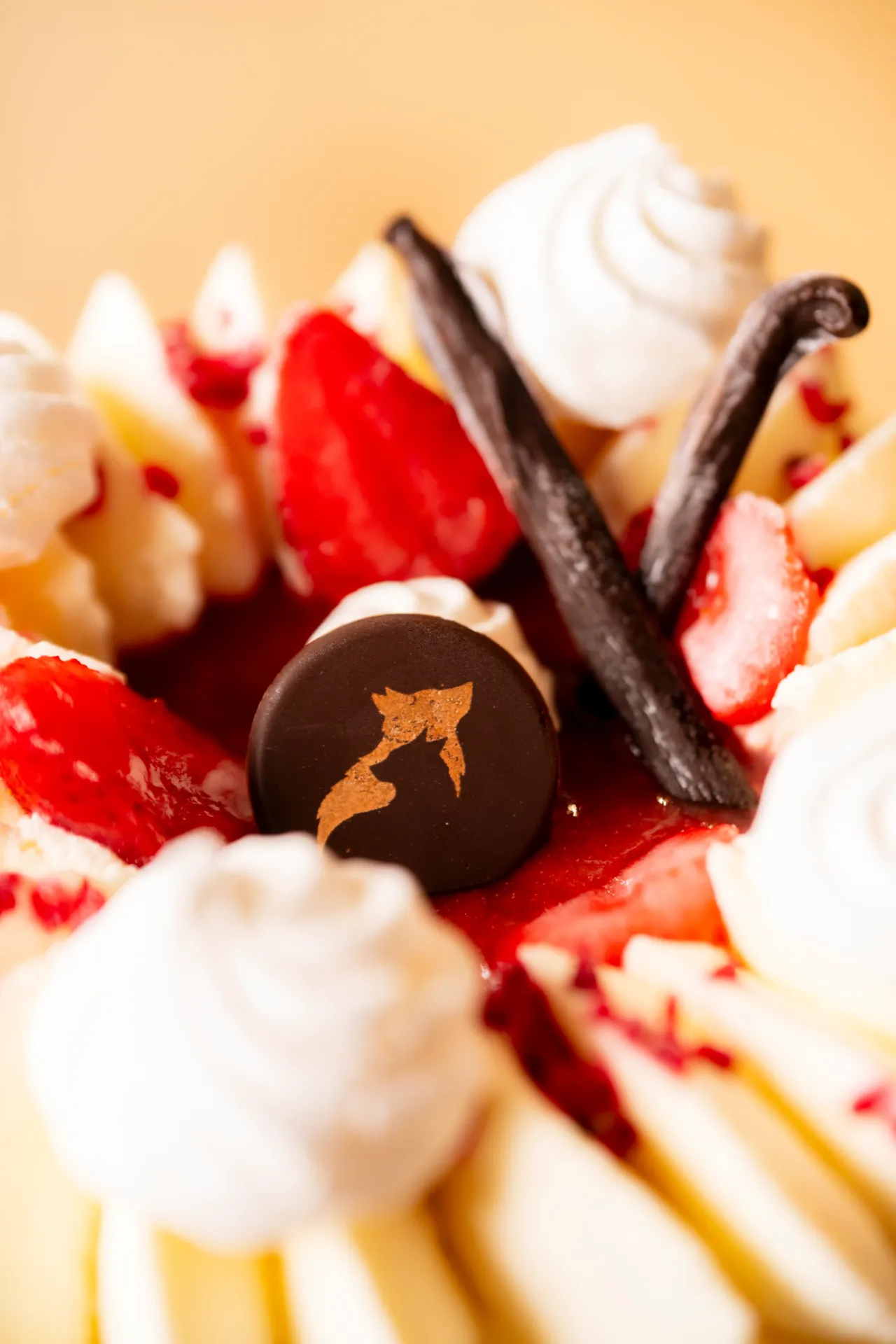 10/12p VANILLE - FRAISE vacherin