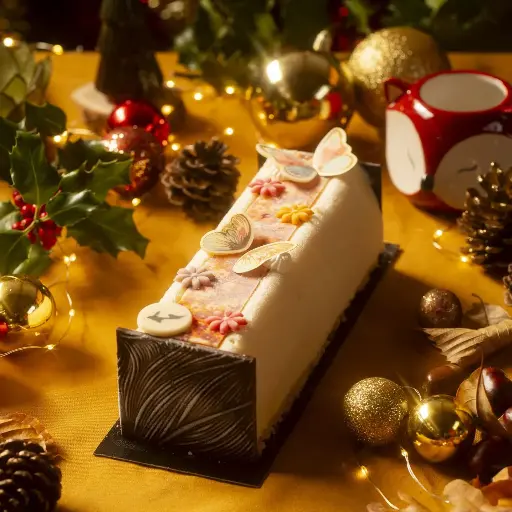 BÛCHE ANANAS LITCHI grande