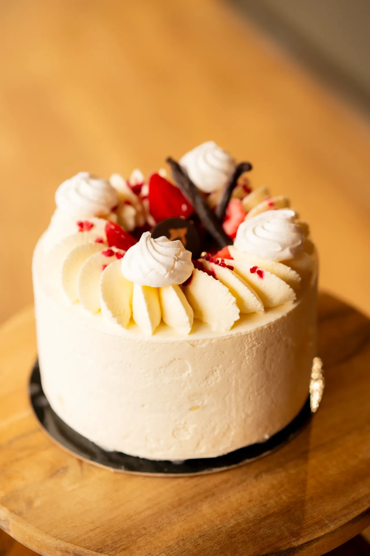 6/8p VANILLE - FRAISE vacherin